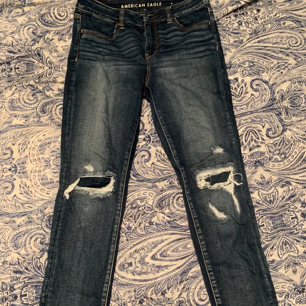 American eagle high waist super stretch
